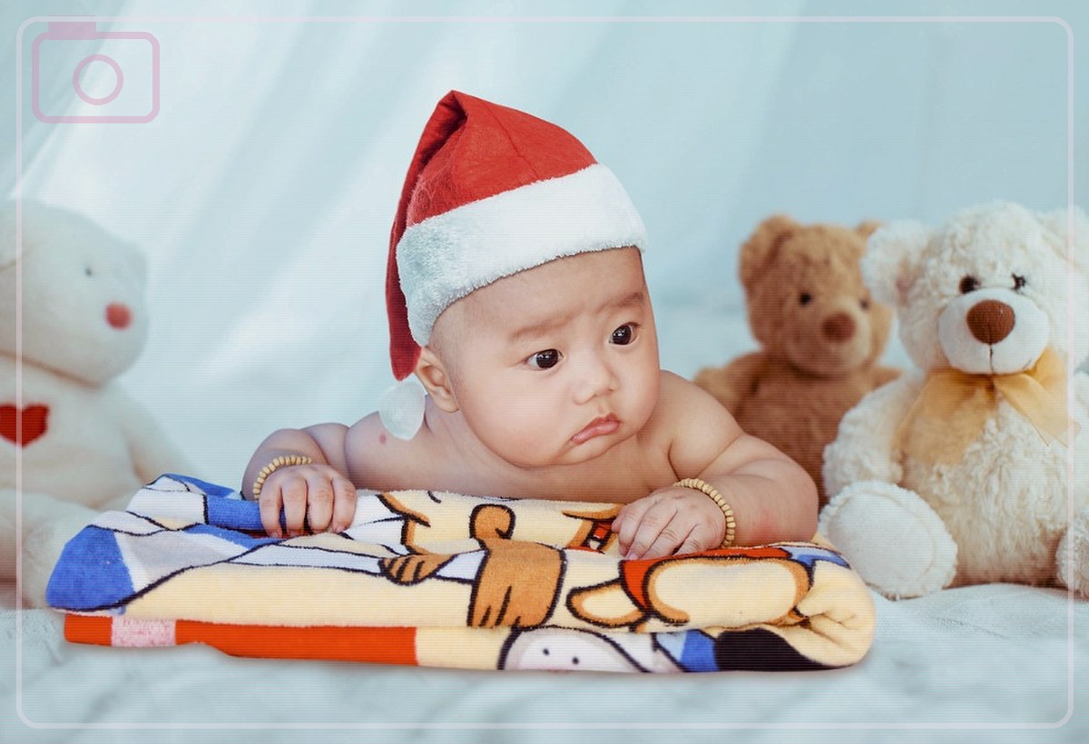 professional photo studio session with lights
